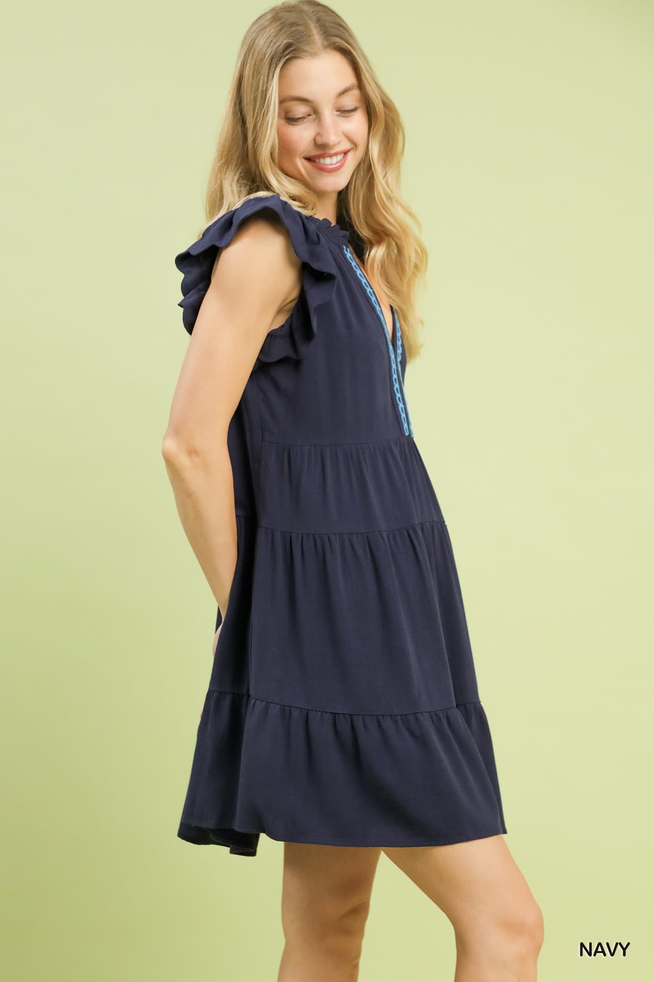 Daysie Linen Blend Dress