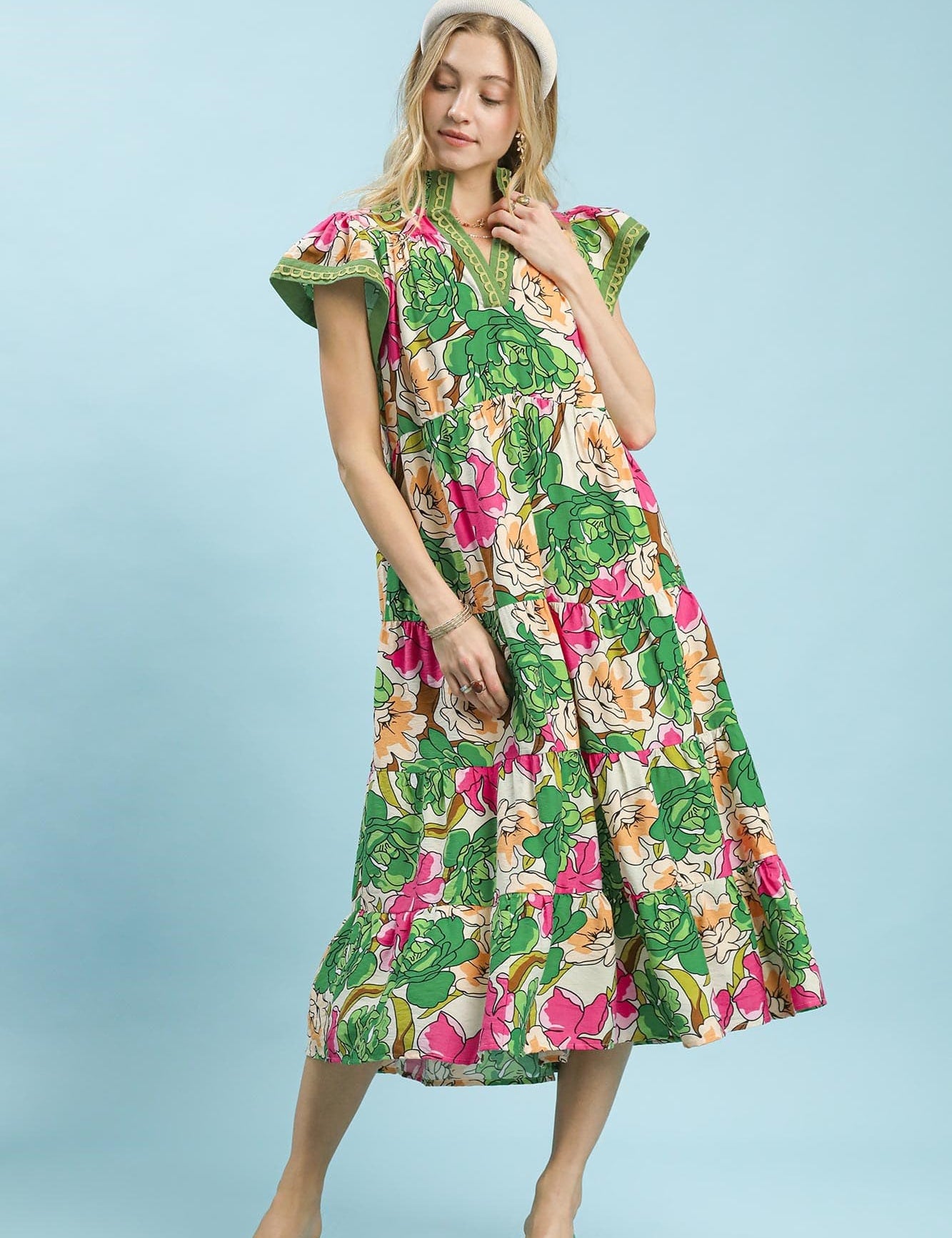 Nadine Floral Maxi Dress