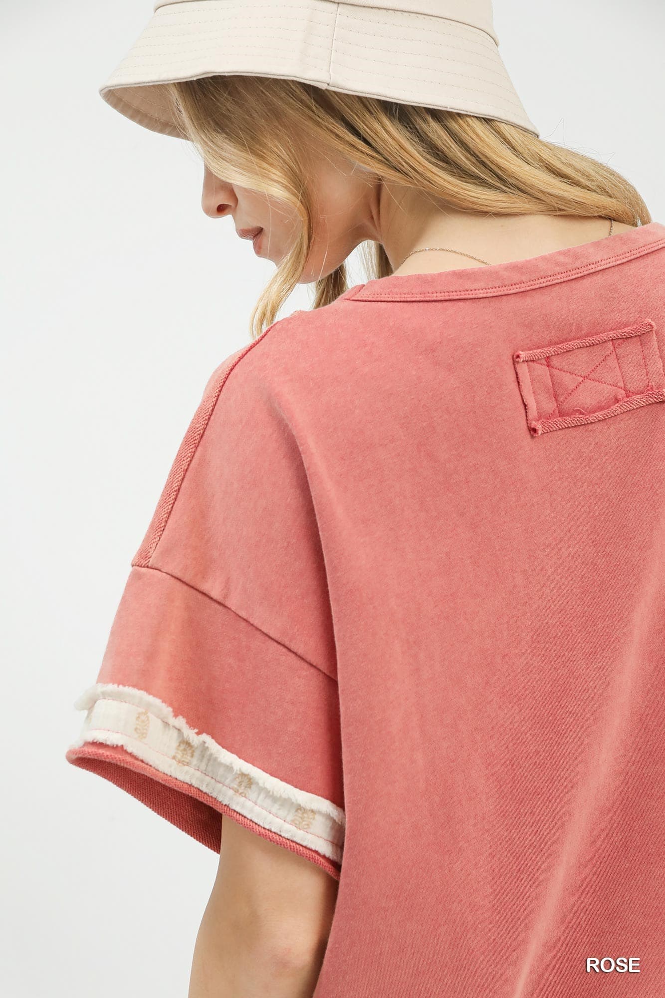 Rose Applique Women's Top