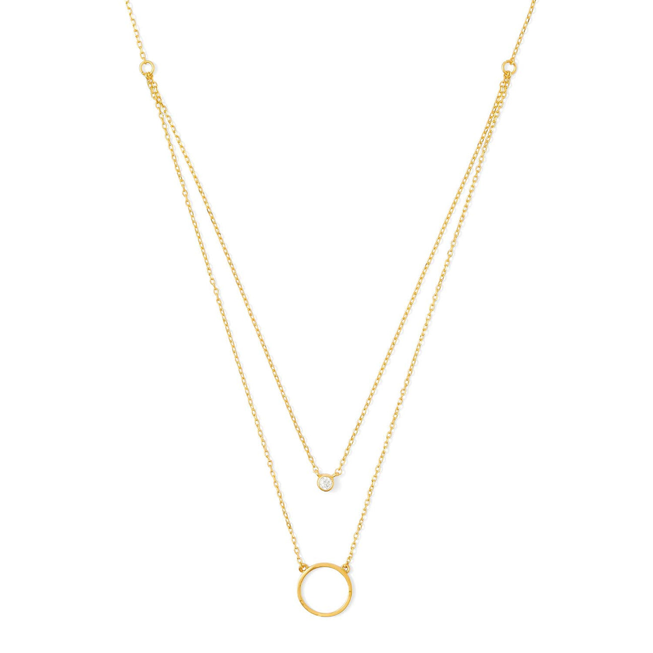 Double Layer Chain Necklace