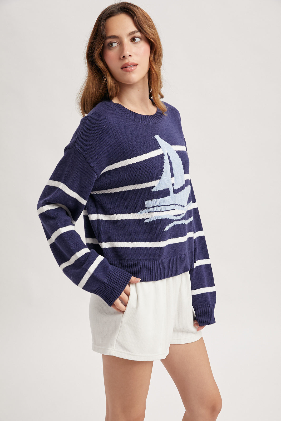 Nautical Long Sleeve Sweater