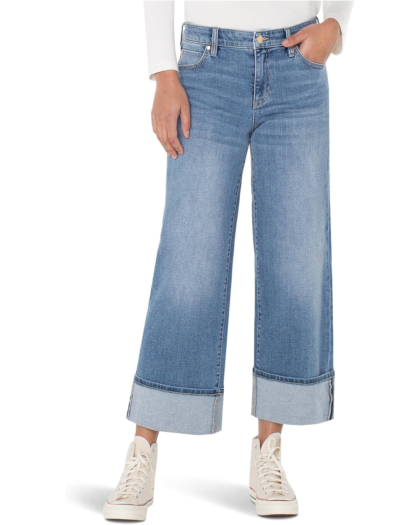 Morgan Cuffed Denim by Liverpool