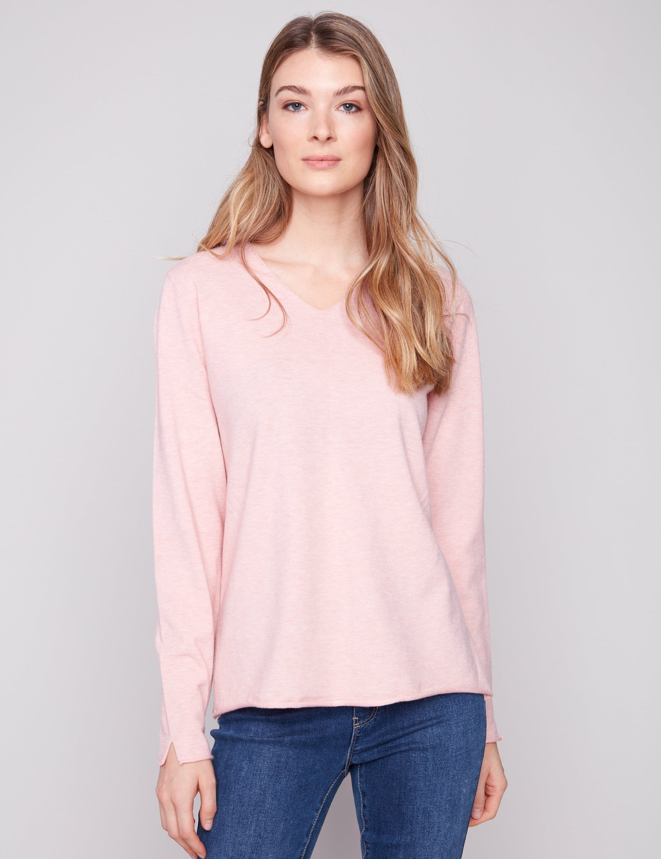 The Julia V-Neck Sweater by Charlie B