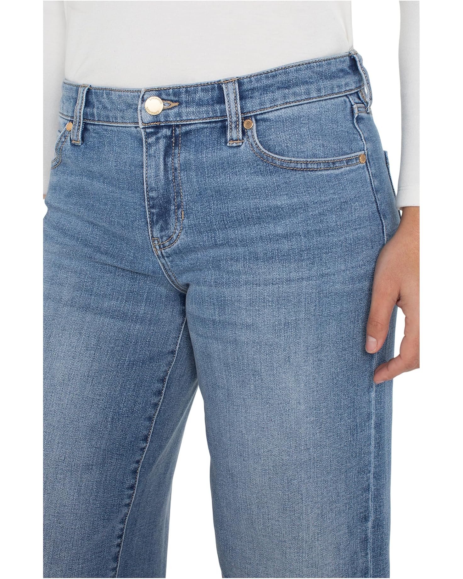 Morgan Cuffed Denim by Liverpool