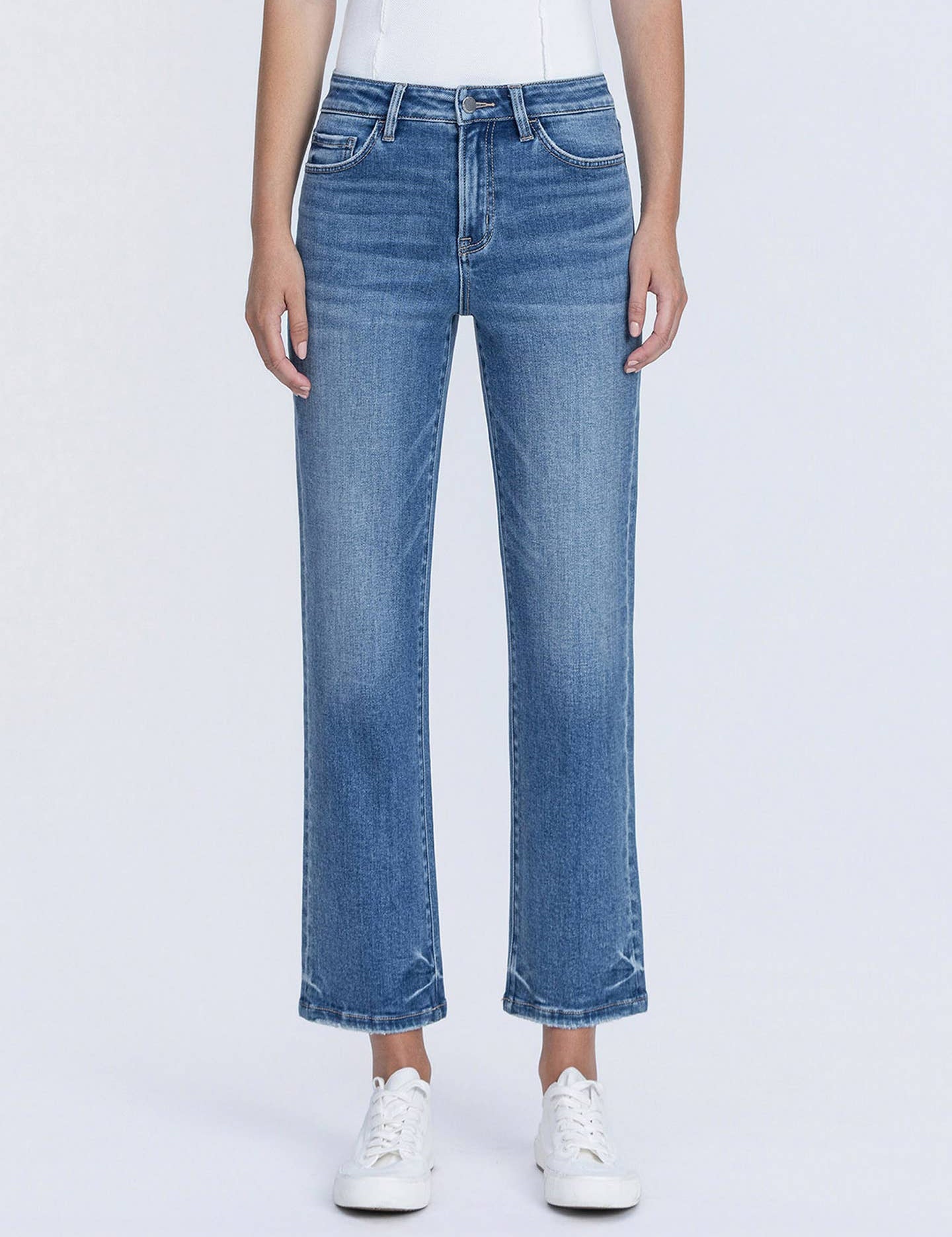 Audria Straight Leg Denim by Flying Monkey