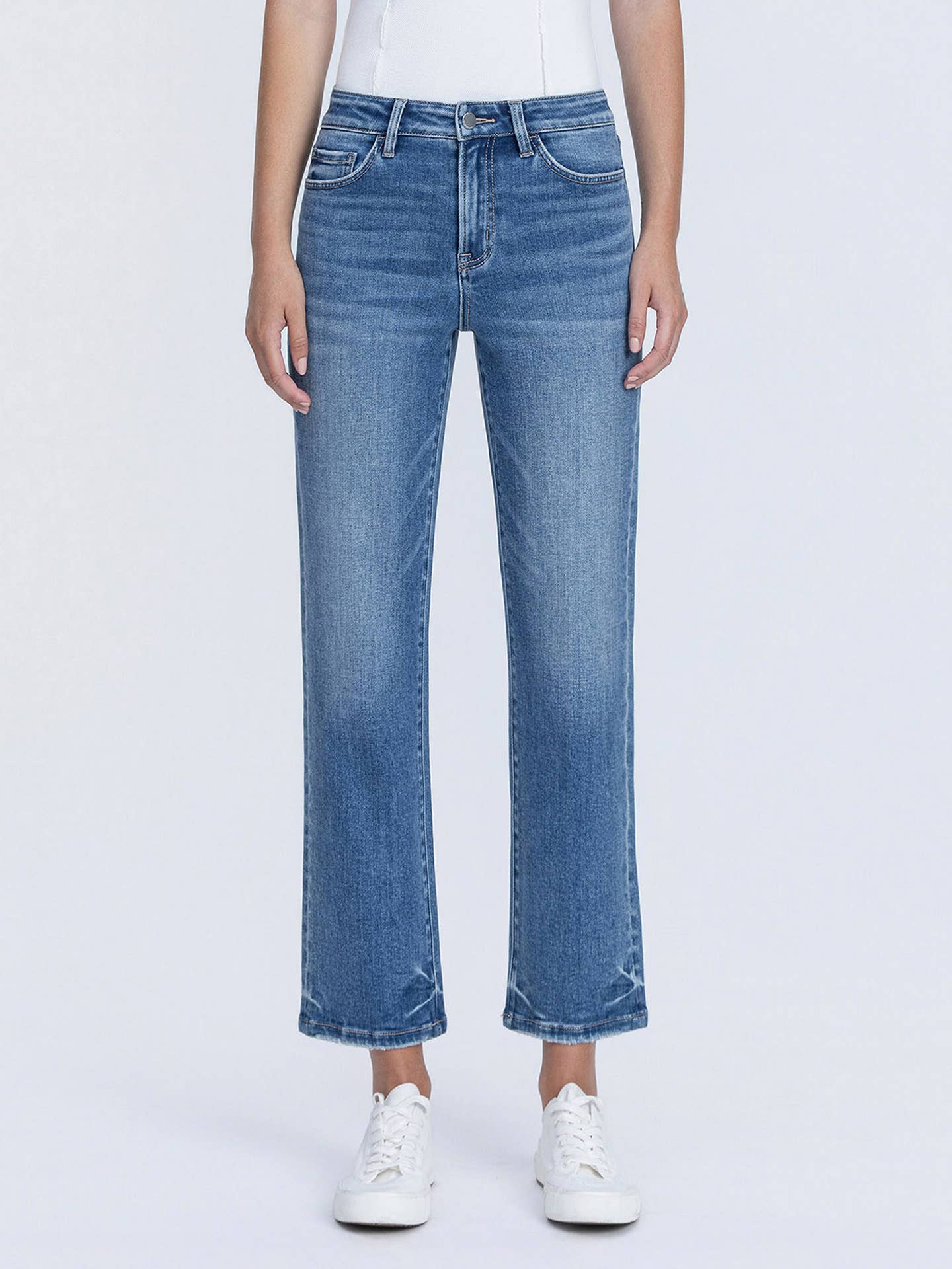 Audria Straight Leg Denim by Flying Monkey