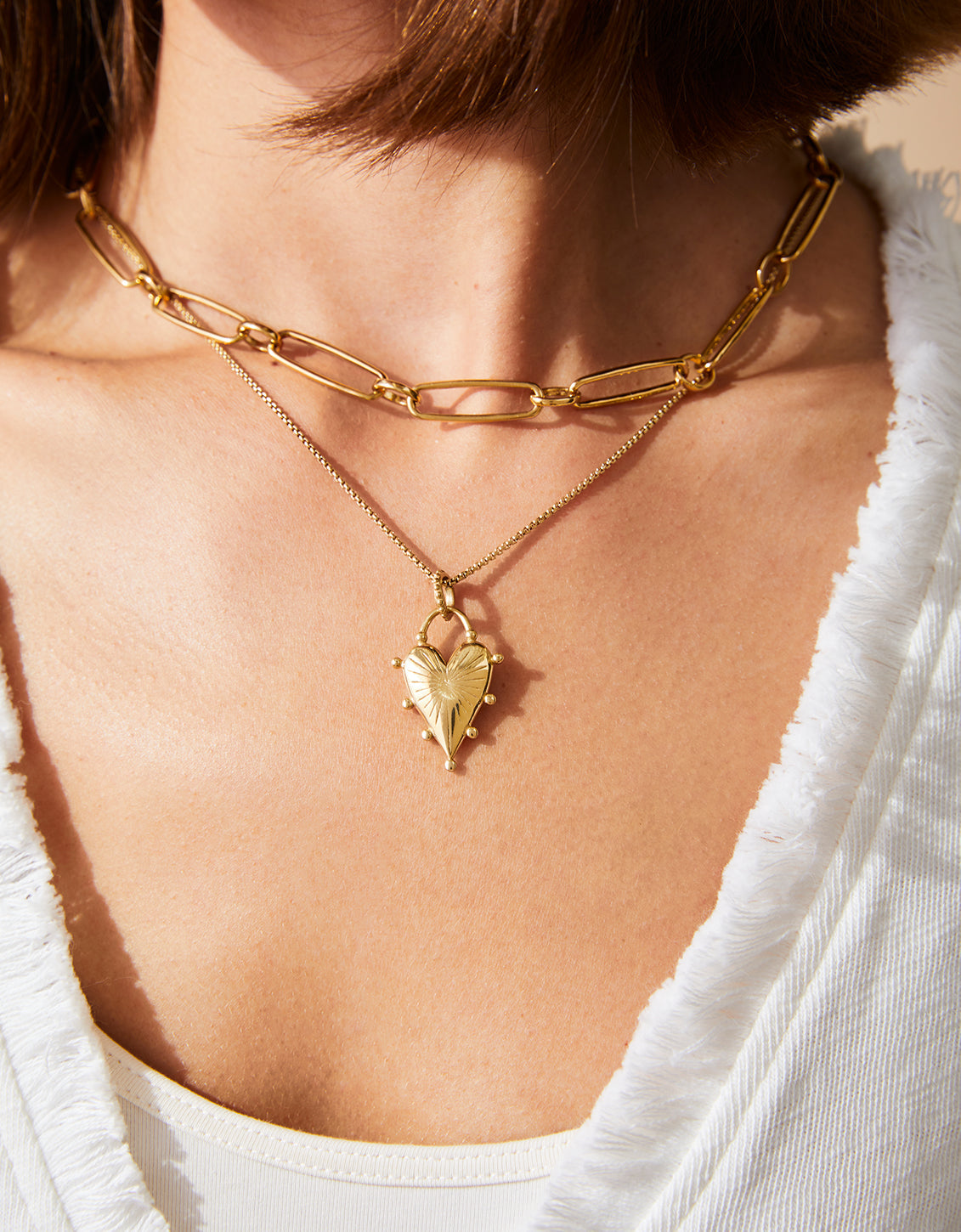 Spartina Brilliant Heart Necklace
