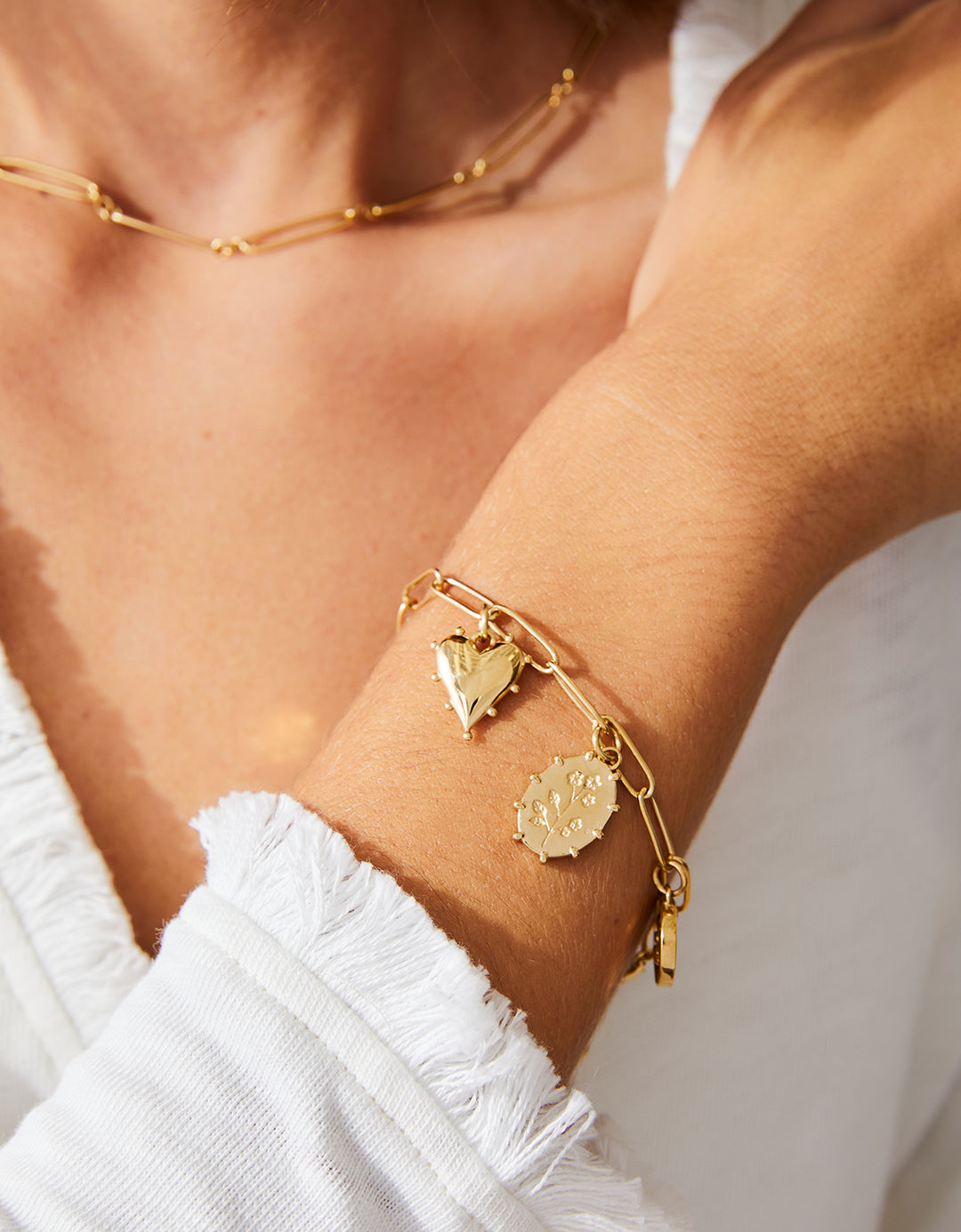 Frannie Charm Bracelet by Spartina
