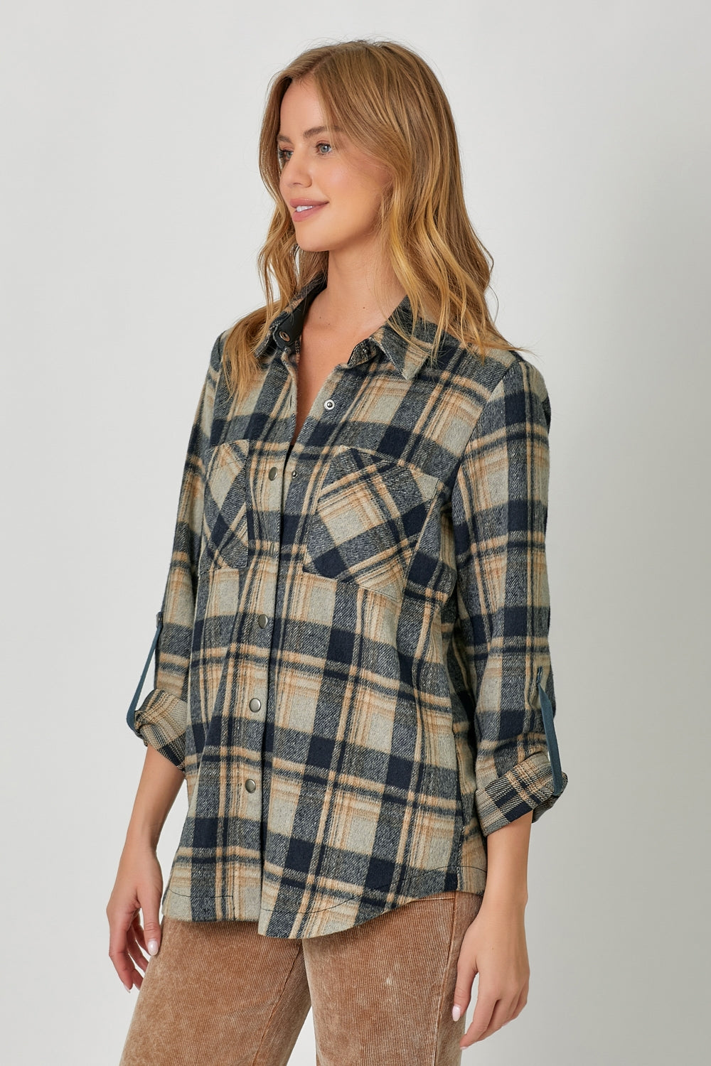 Plaid Shirt Jacket