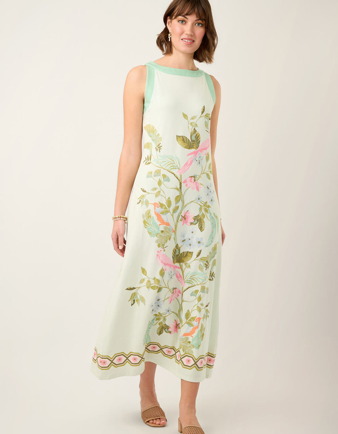 Madolyn Midi Dress in Seawall Seafoam