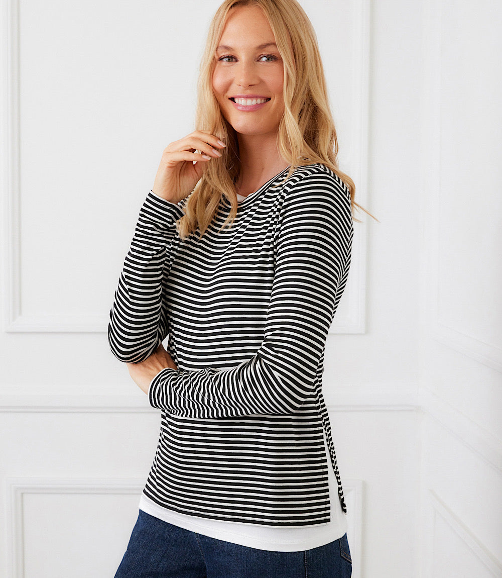 Jess Classic Striped Top