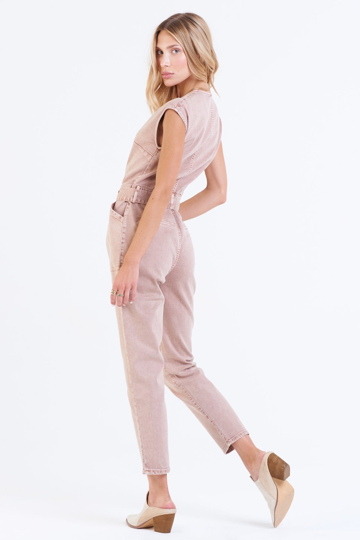 Nicole Denim Jumpsuit by Dear John