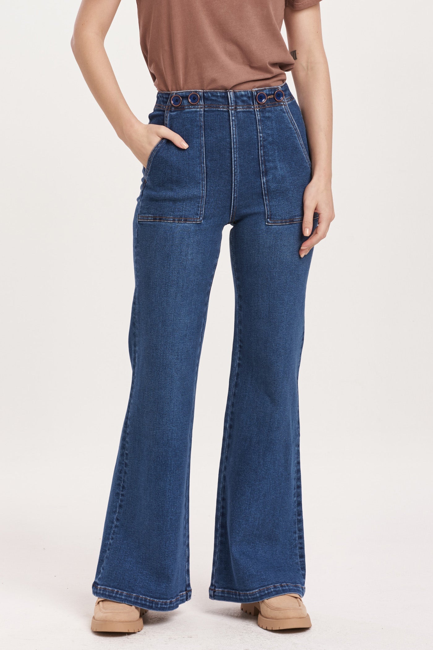 Dear John Fiona Wide Leg Jeans