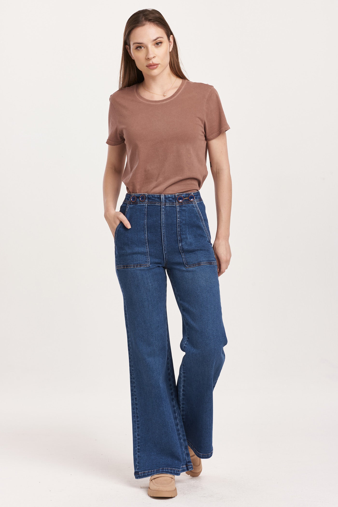 Dear John Fiona Wide Leg Jeans