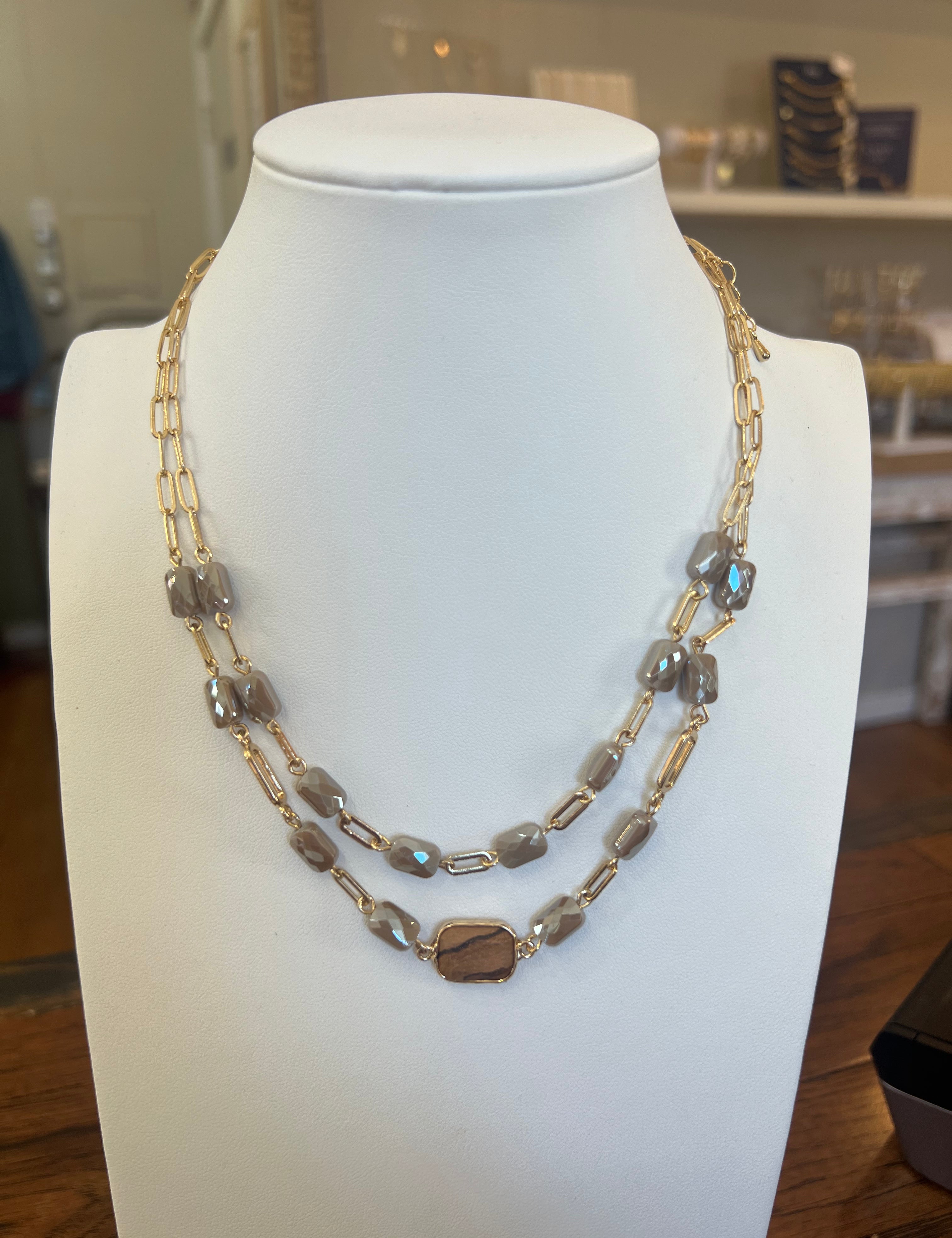 Double Layer Chain Necklace