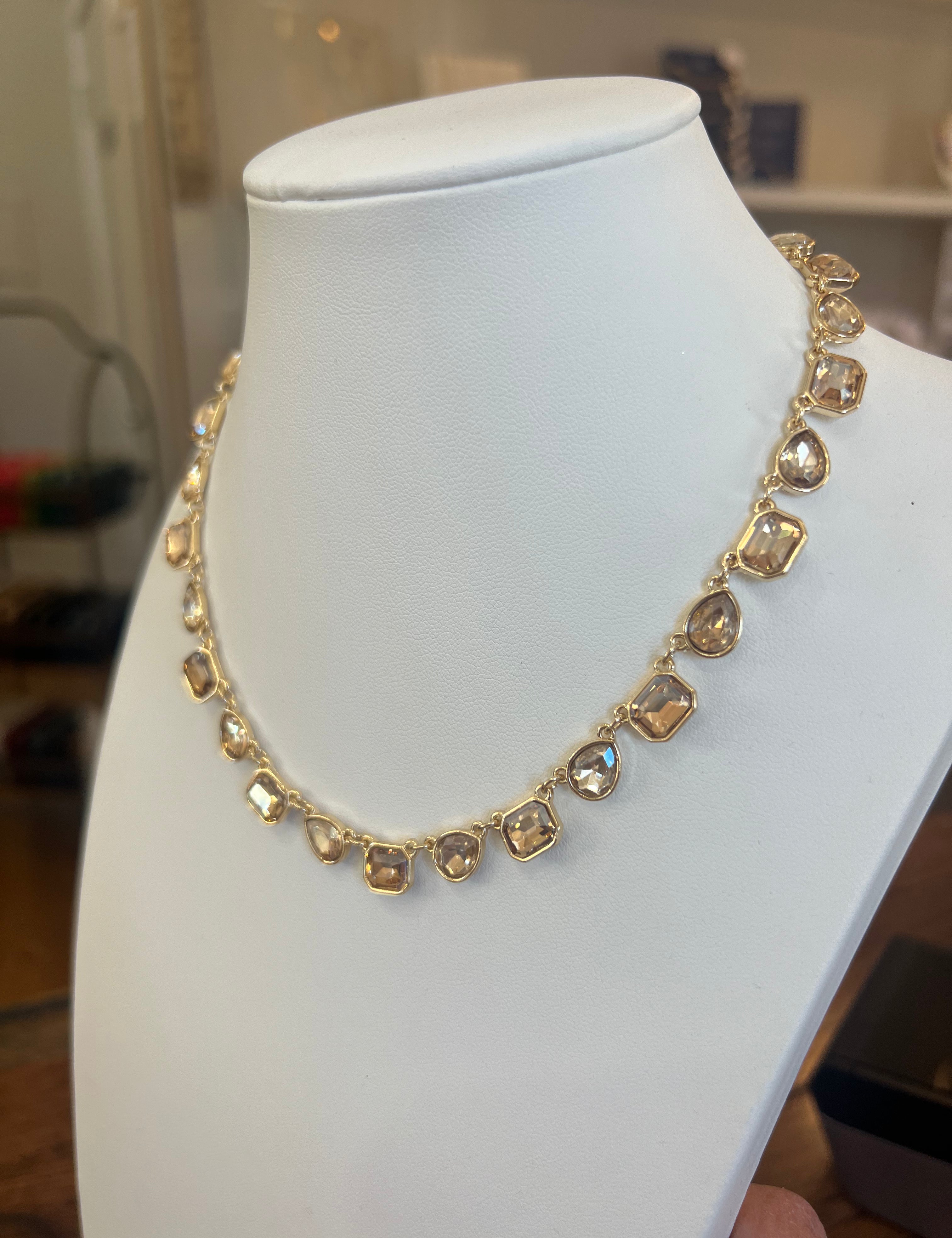 Champagne Gold Gemstone Necklace
