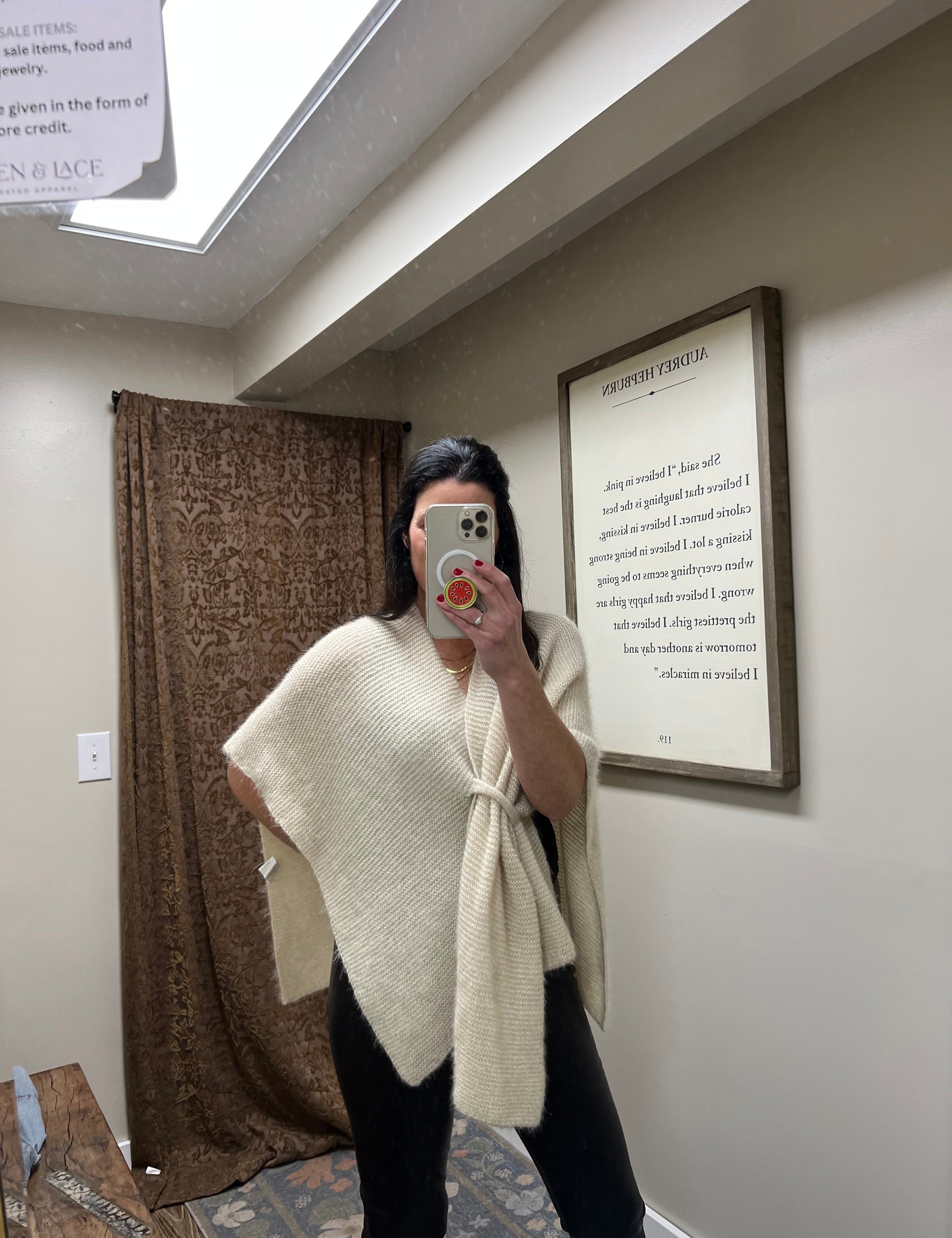 Caramel Wrap Sweater