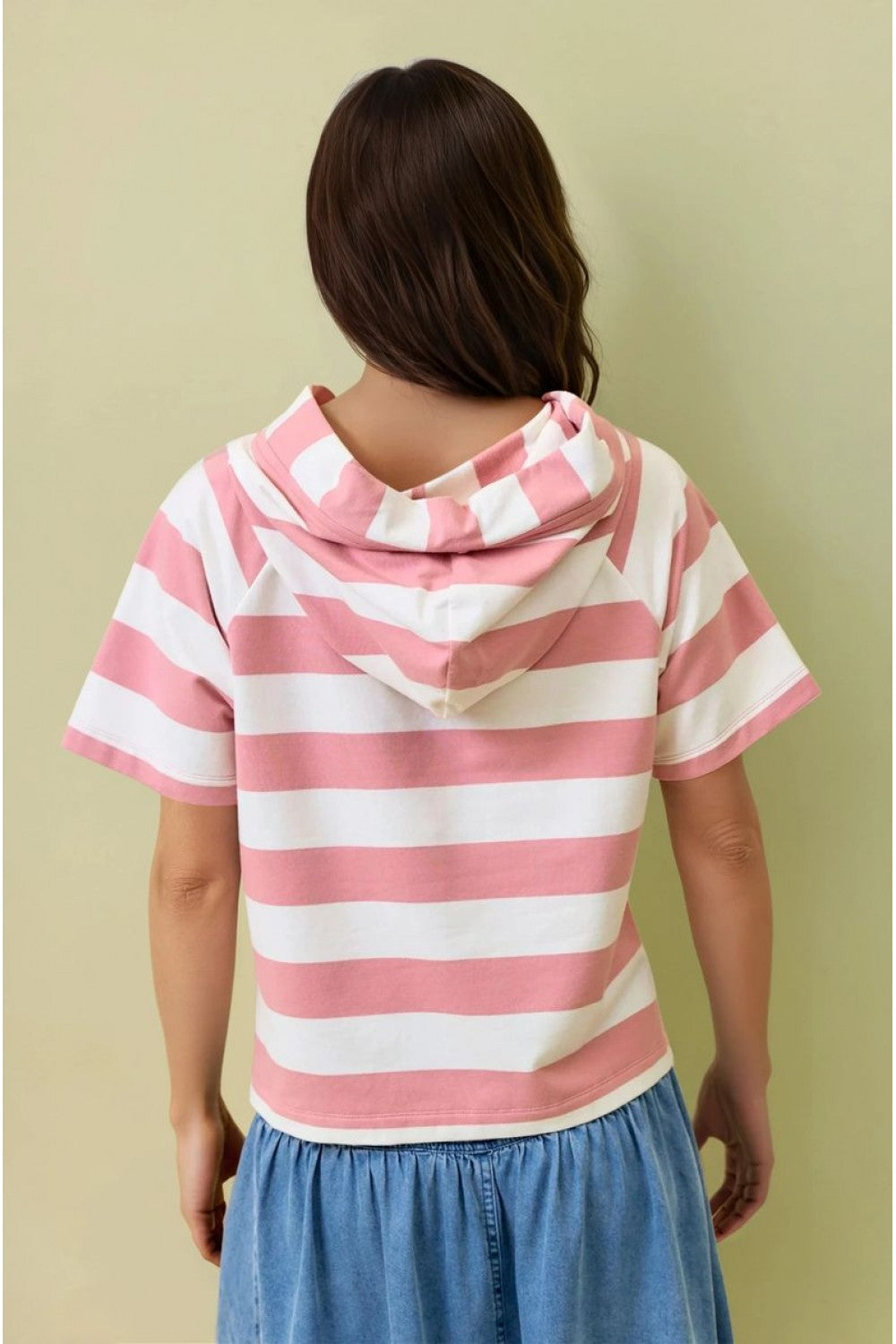 Sugar & Spice Striped Rugby Style Top