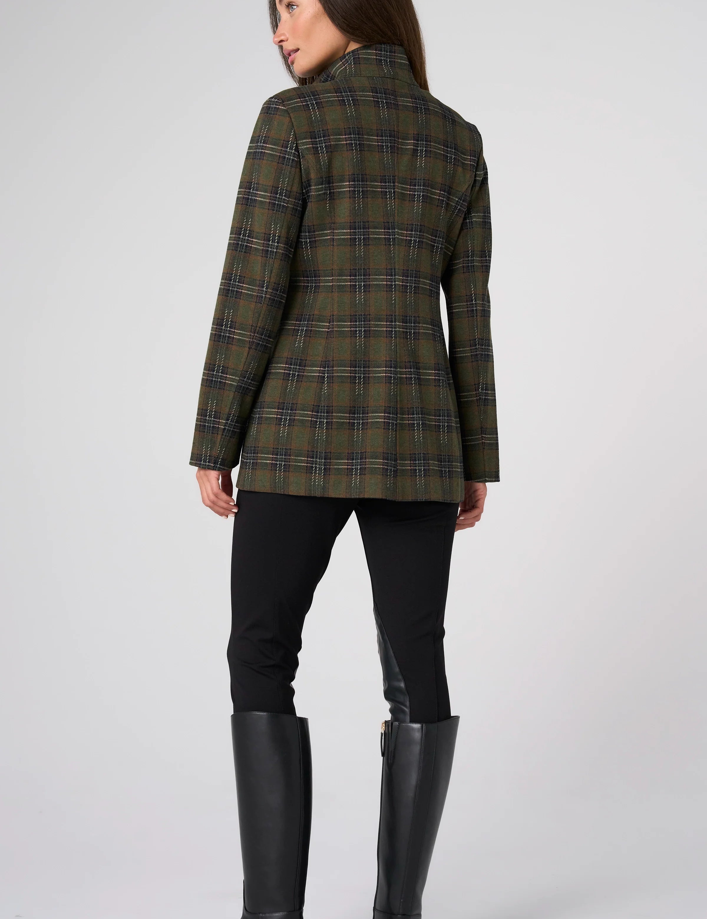 Liverpool Field Jacket Plaid Olive