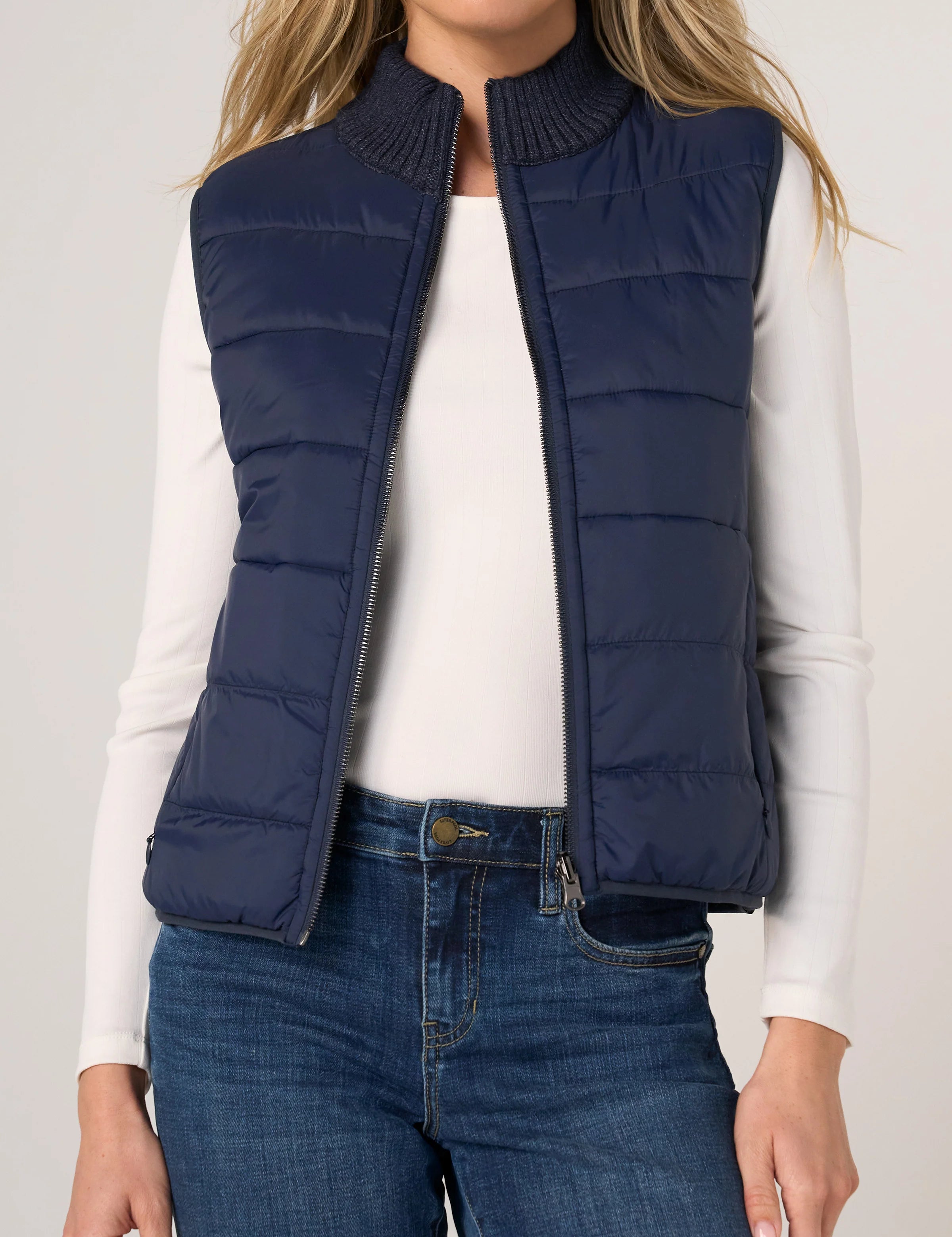 Reversible Quilted Sweater Vest by Liverpool
