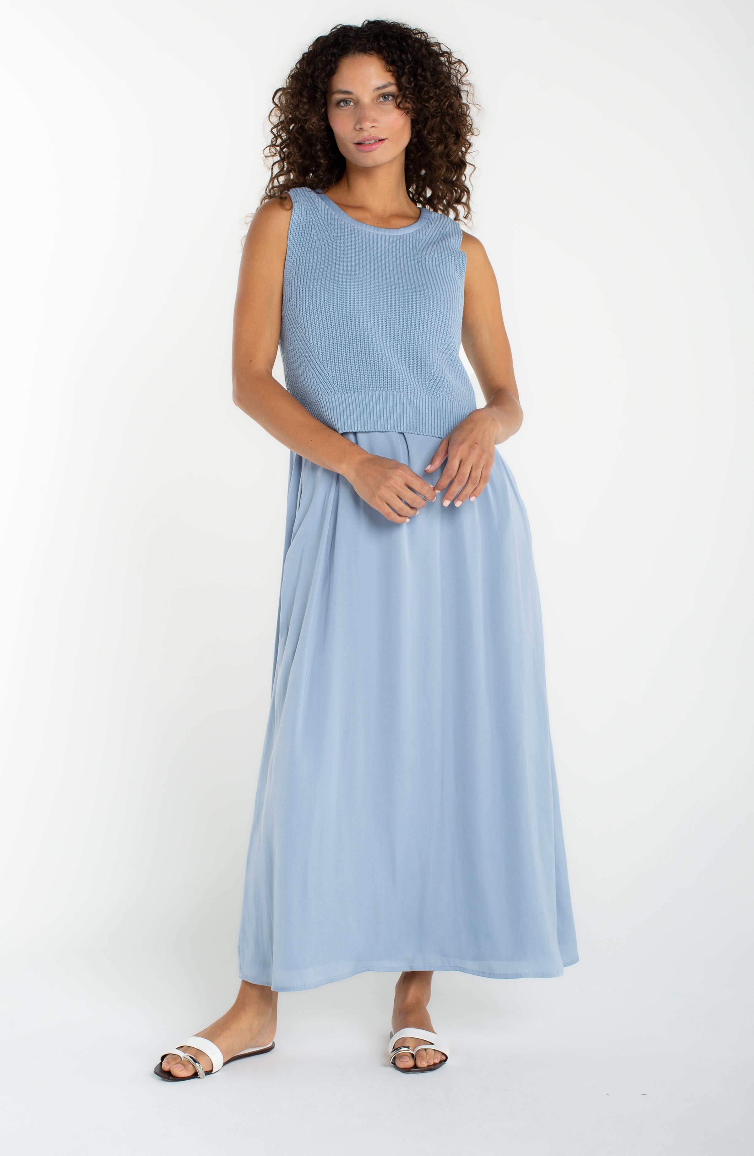 Women's Sleeveless Sweater Dress by Liverpool