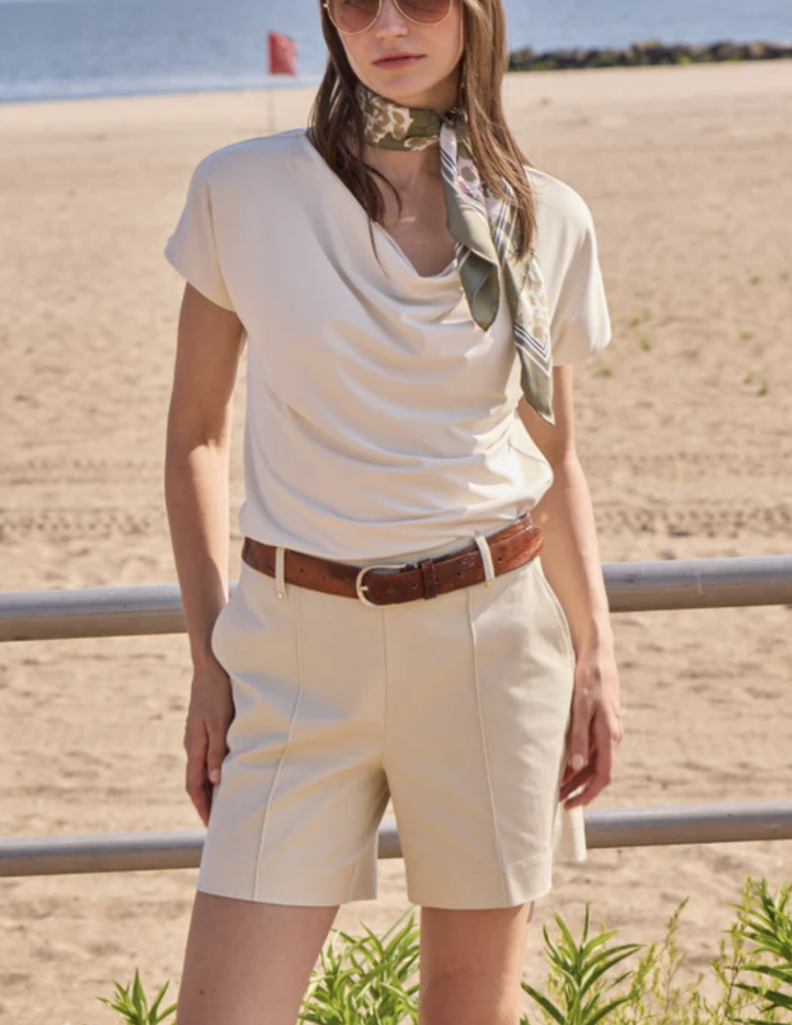 Amanda Stretch Twill Short by Lysse
