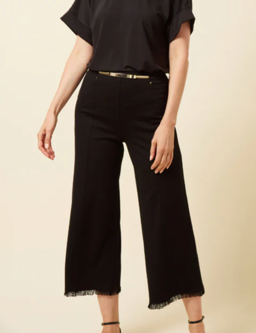 Ari Wide Leg Fringe Bottom Pant