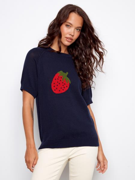 Lake Days Strawberry Sweater