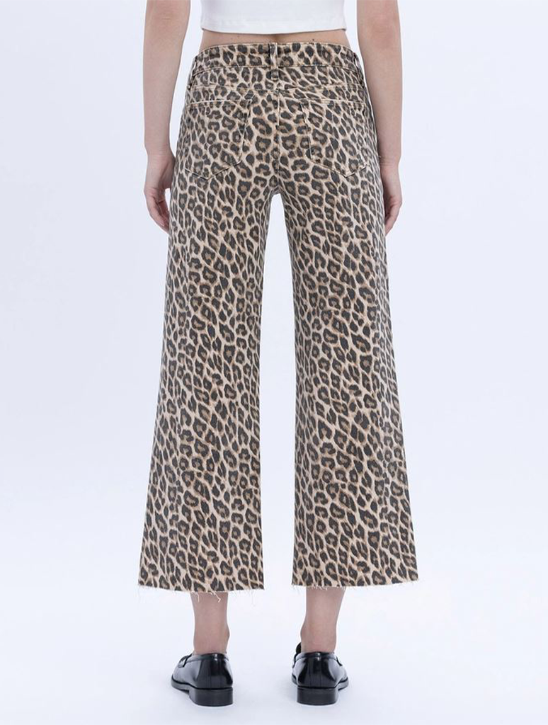 Edgy Leopard Print Denim by Vervet