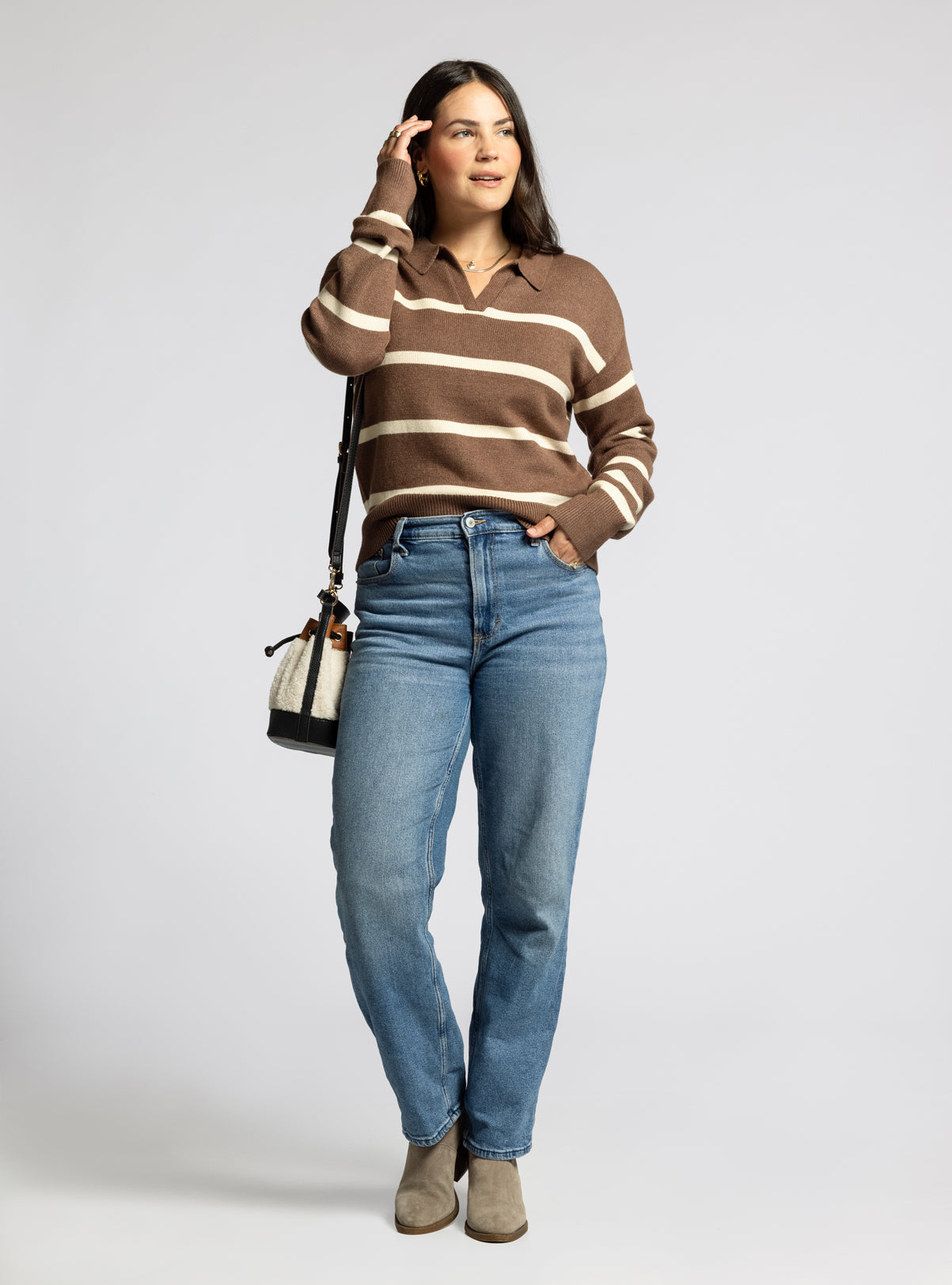 Lotus Stripe Sweater