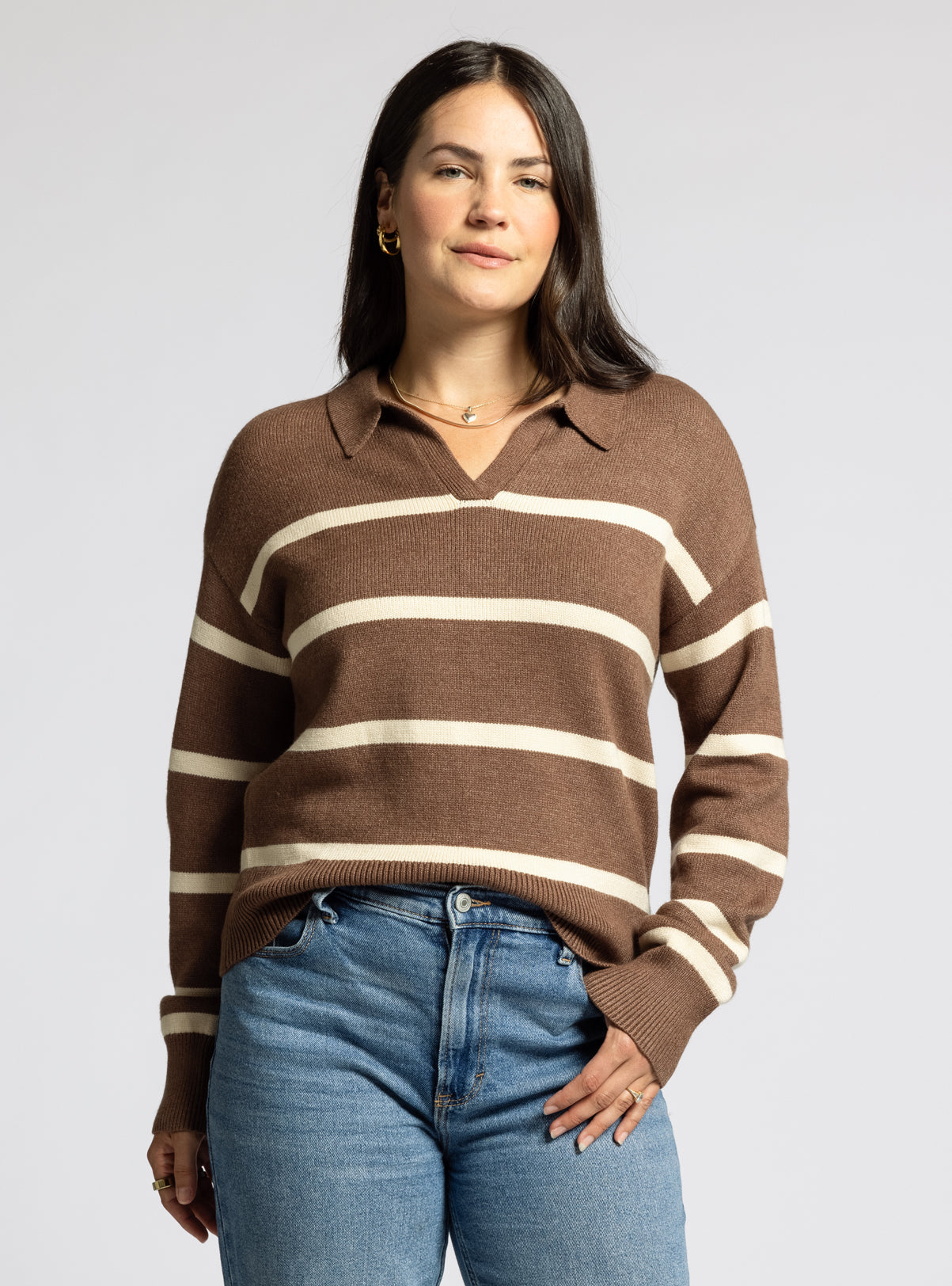 Lotus Stripe Sweater