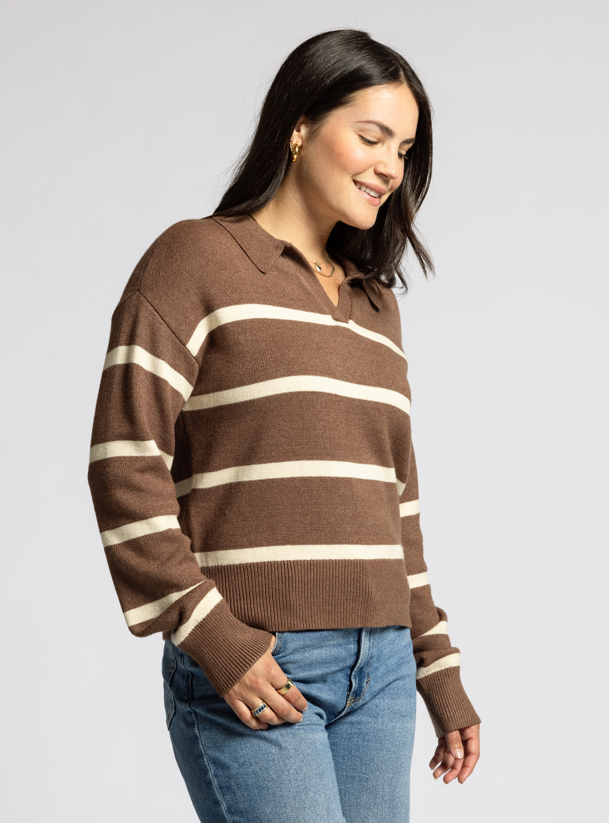 Lotus Stripe Sweater