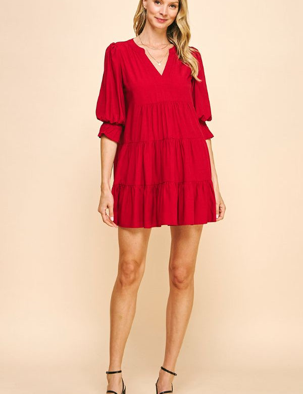 Tiered Mini Dress - FINAL SALE