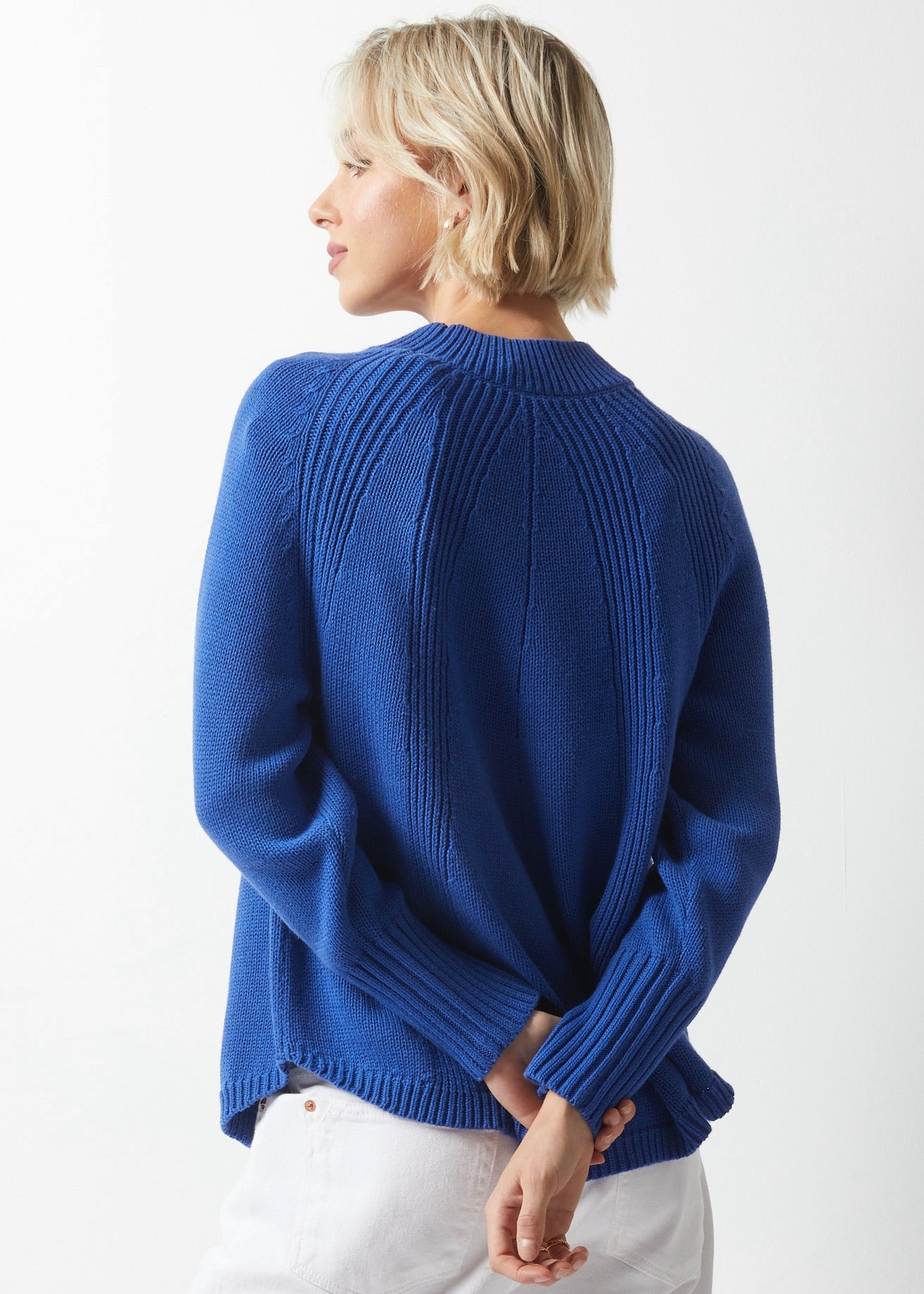 Zakat & Plover Mock Neck Sweater