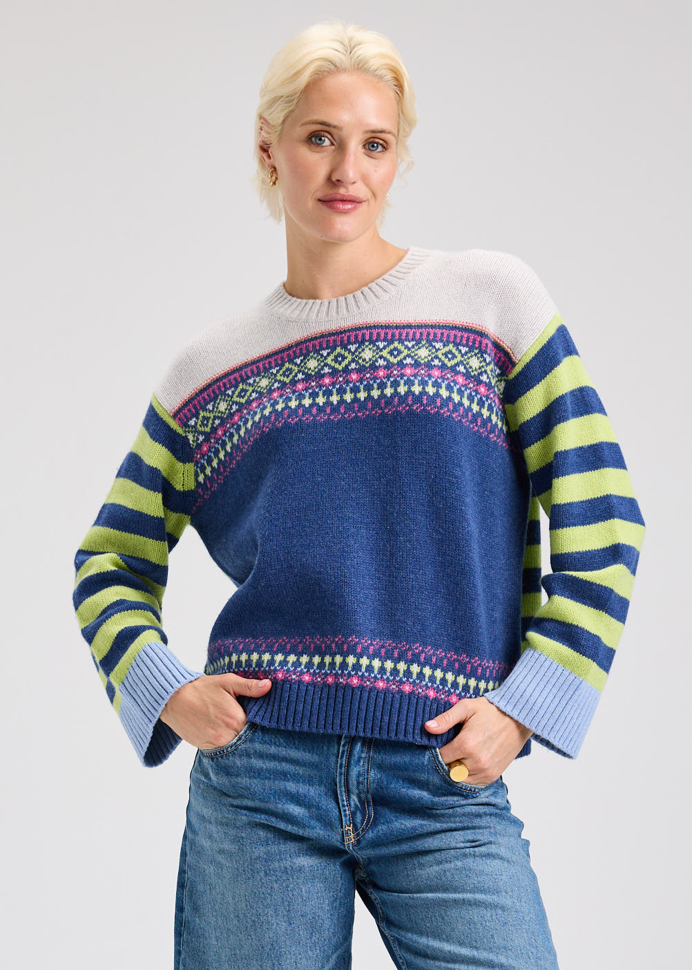 Zaket and Plover Fairisle Sweater