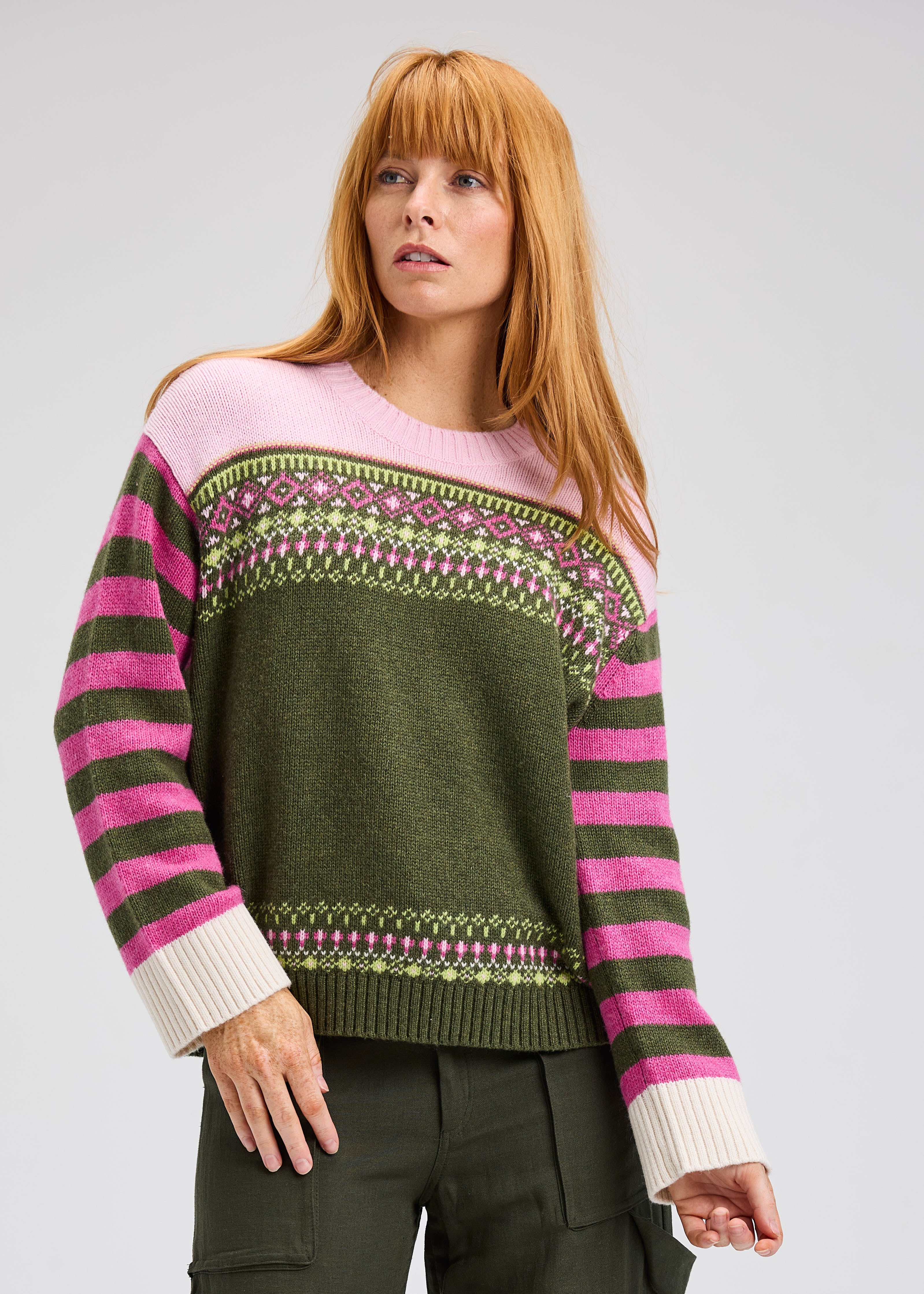 Zaket and Plover Fairisle Sweater