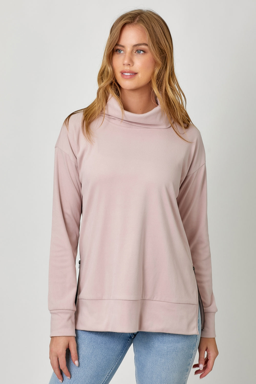 Ultra Soft Turtleneck Sweatshirt