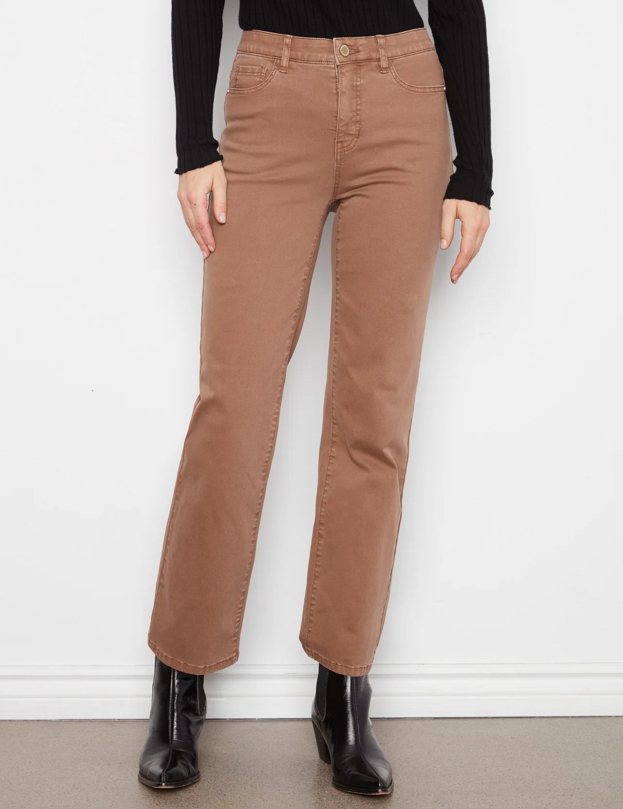 Carlie B Truffle Twill Pant