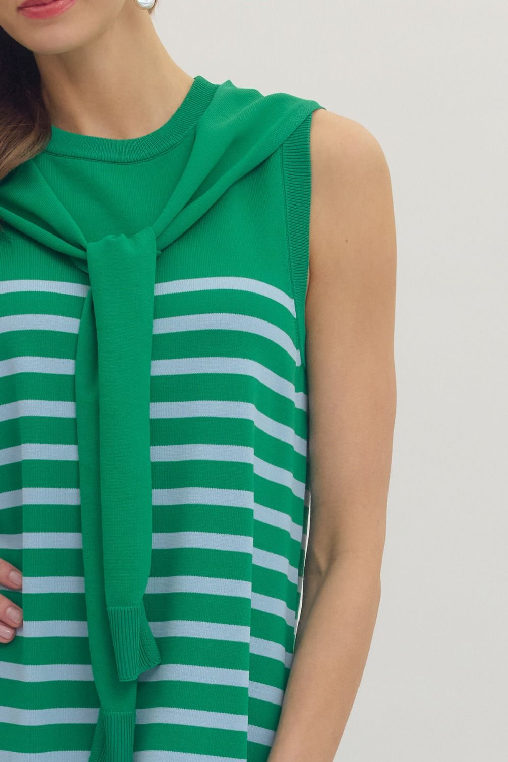 Celeste Sleeveless Knit Sweater Dress