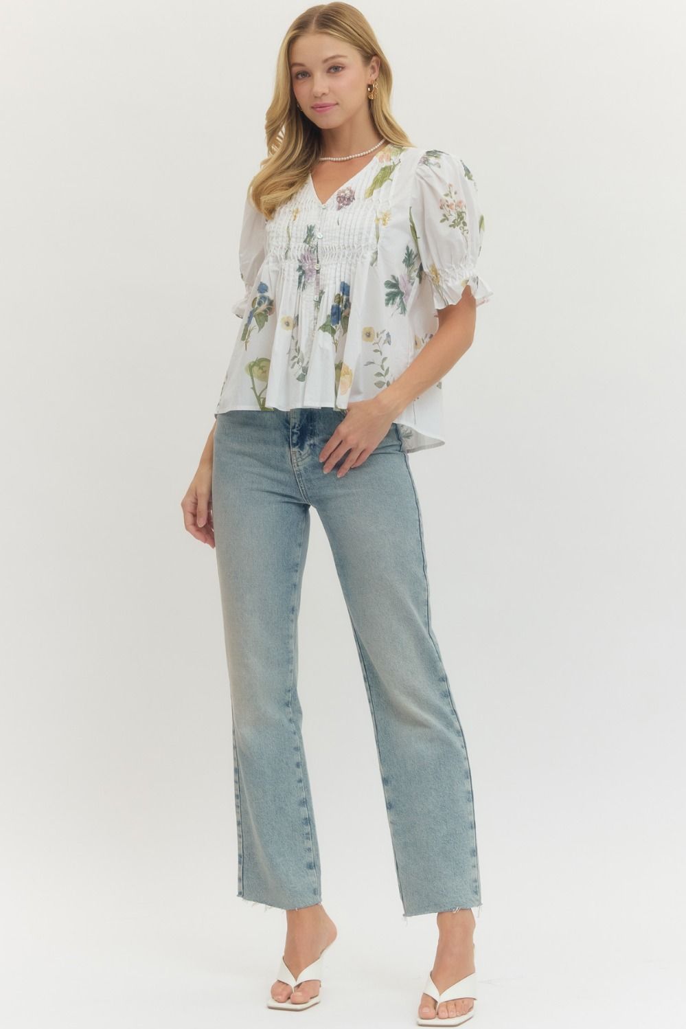 Florence Floral Print Blouse
