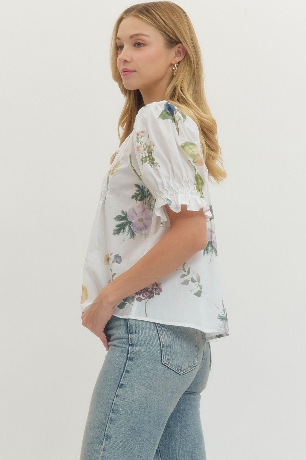 Florence Floral Print Blouse