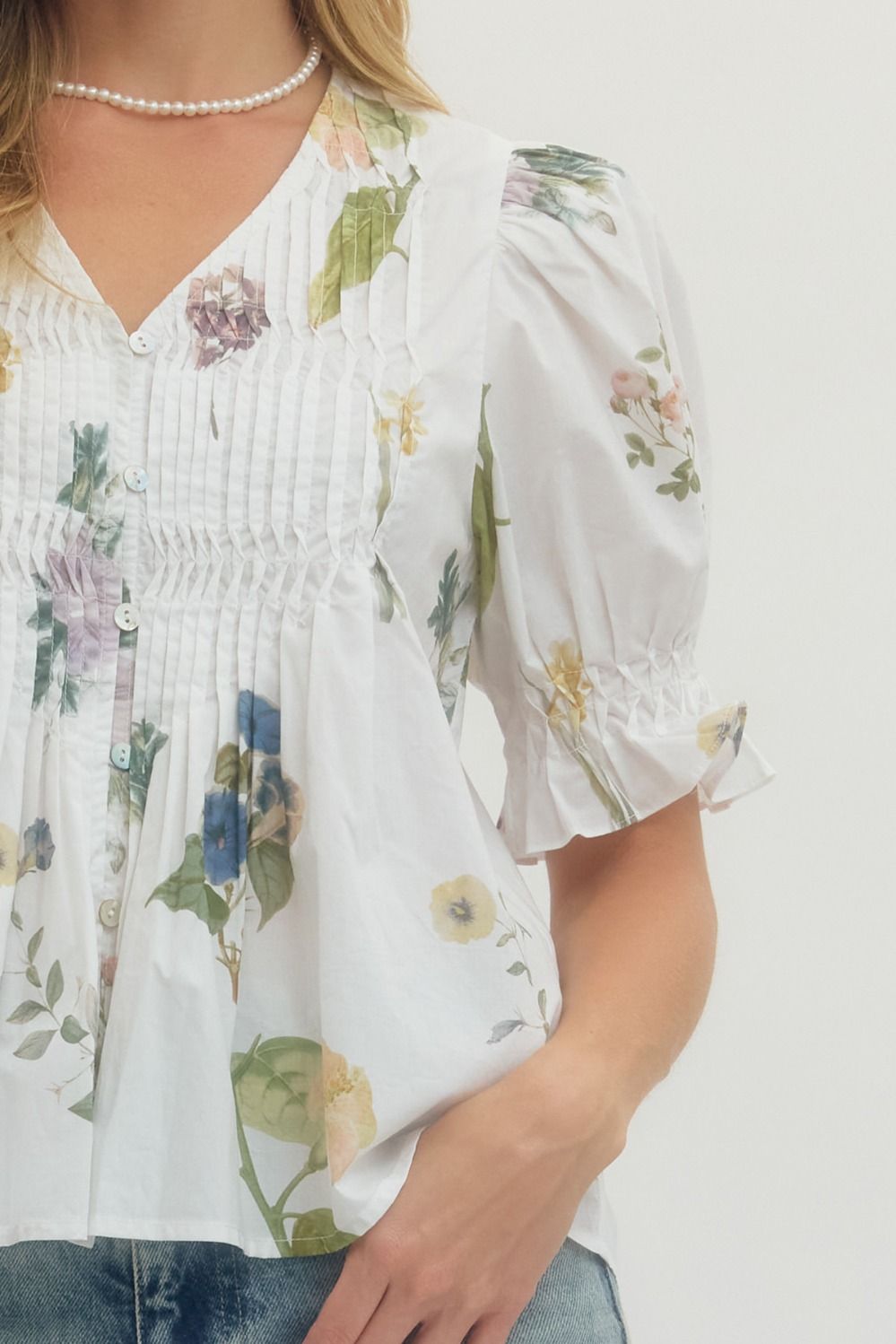 Florence Floral Print Blouse