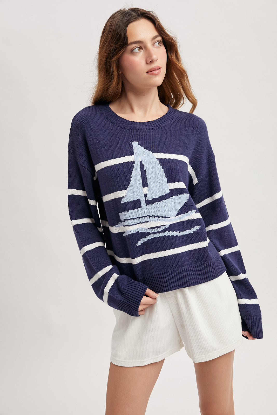 Nautical Long Sleeve Sweater
