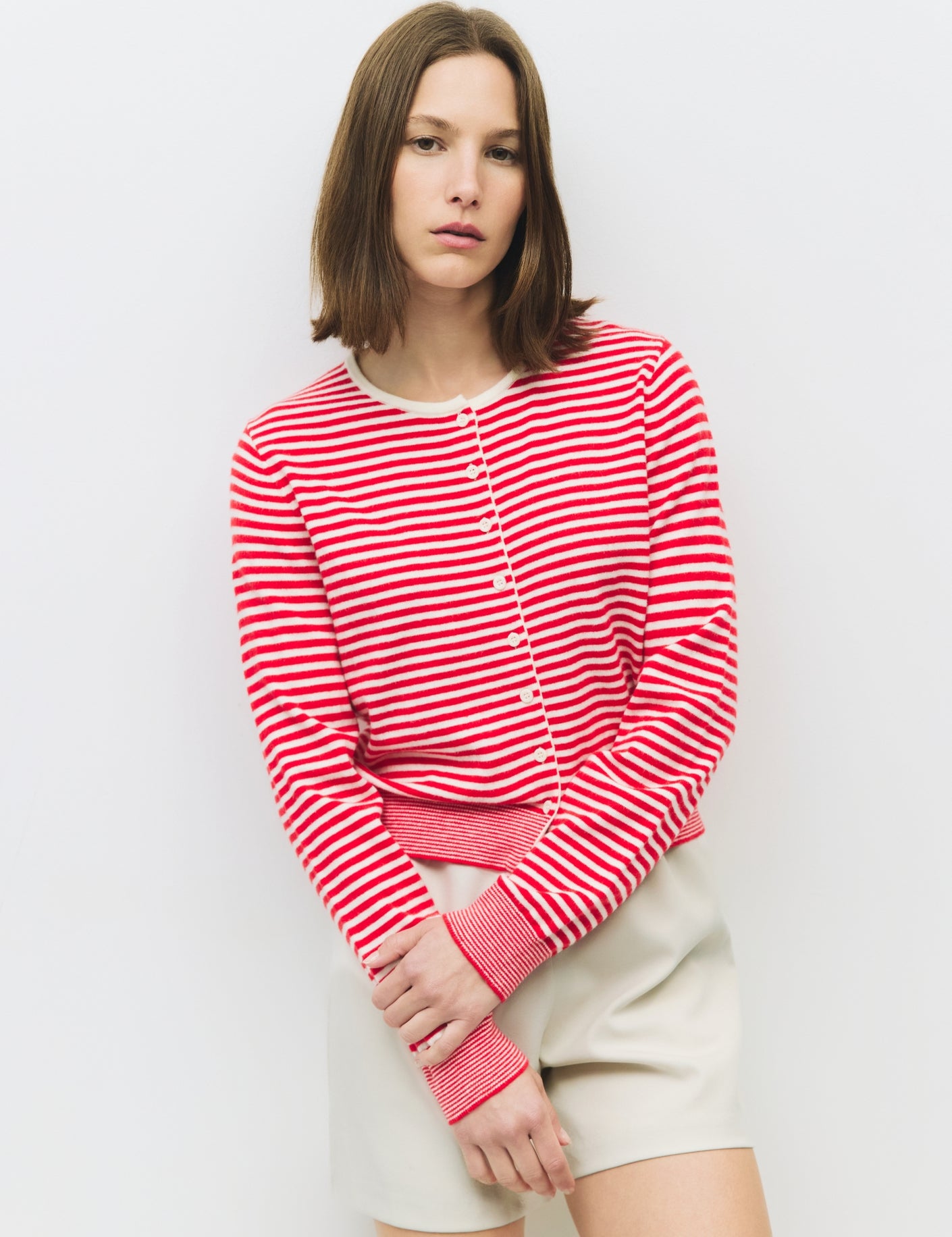 Montana Striped Cardigan by Mod Ref