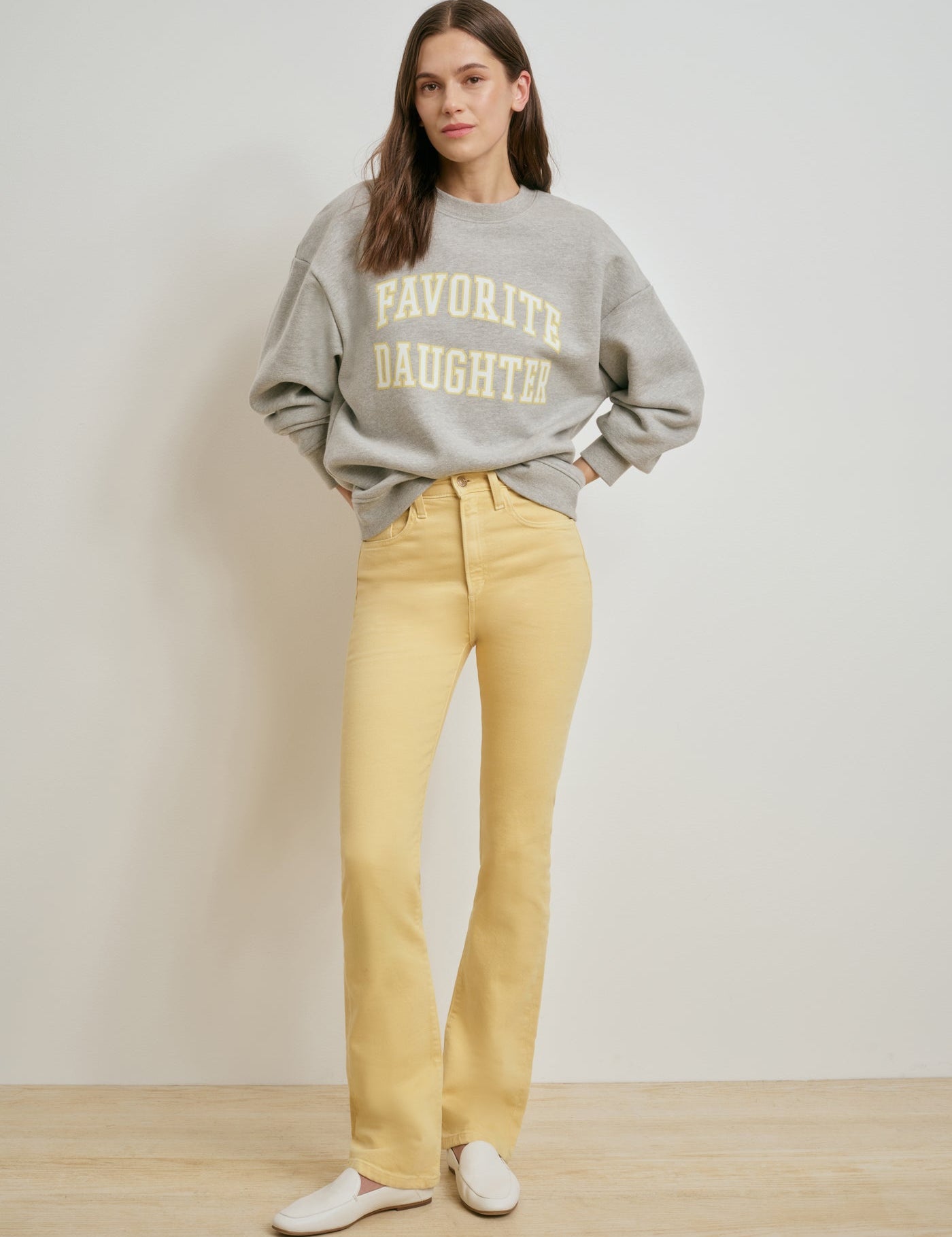 Favorite Daughter Collegiate Sweatshirt - Golden
