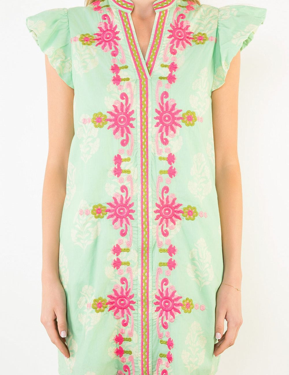 Cassie Embroidered Shift Dress - FINAL SALE
