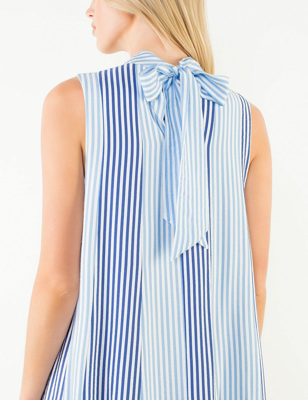 Blue Stripe Maxi Dress by THML
