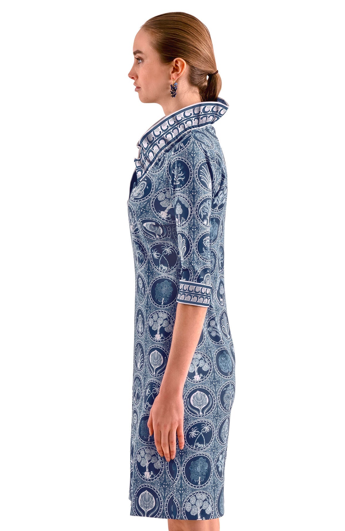 Ruffle Neck Dress by Gretchen Scott