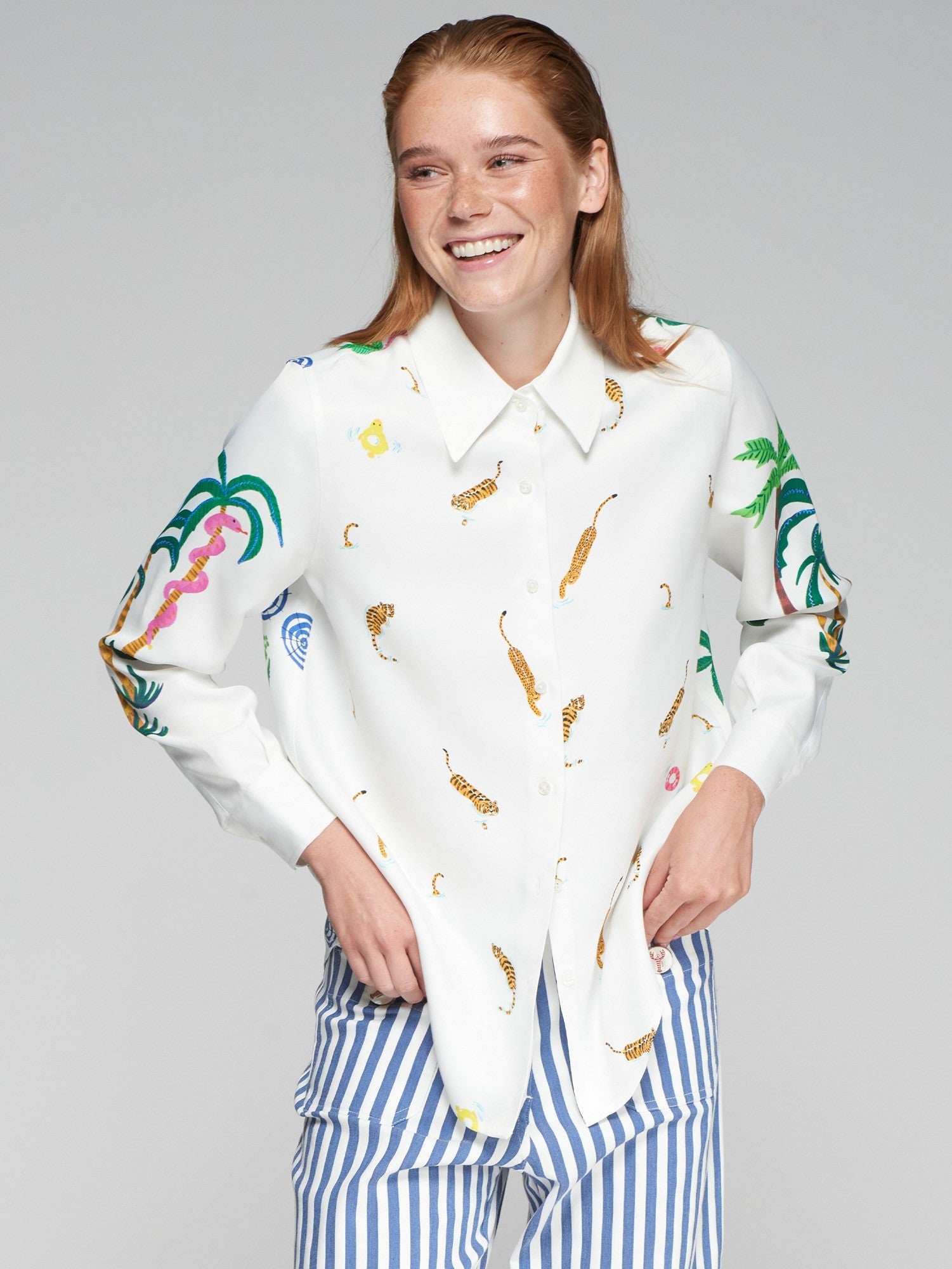 Villagallo Tiger Swim Blouse