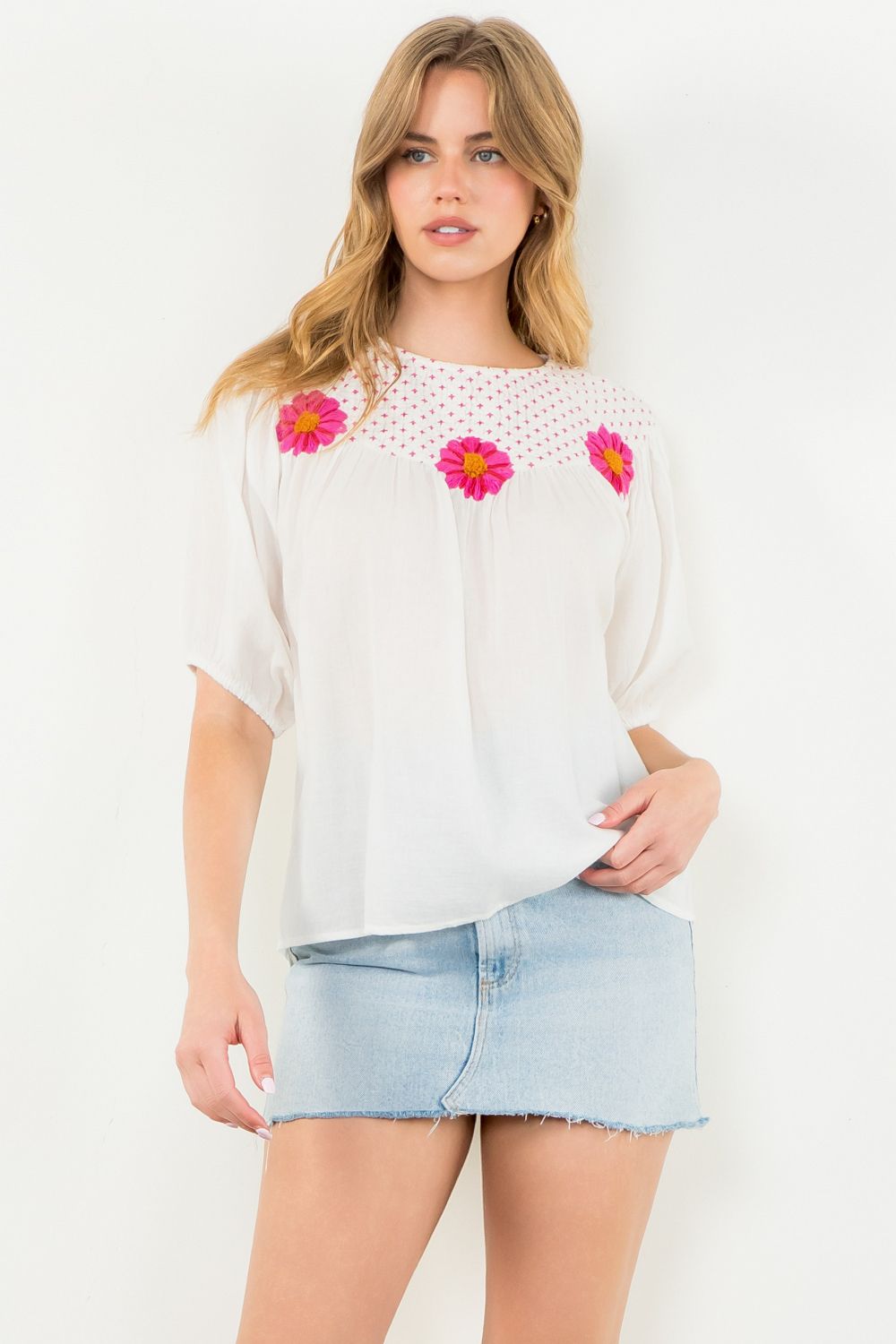 Serena Floral Blouse by THML